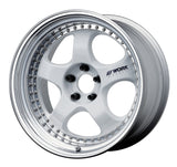 Work Meisters S1 3P / 19x9.5 +17, 19x10.5 +16/ White / 5x114.3 * Set of 4*