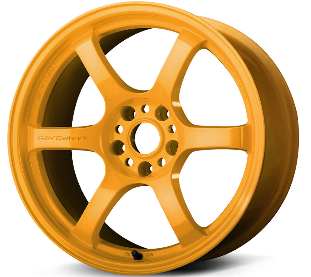 Rays Gramlight 57DR 2324 Limited Edition - 18X9.5 / +12 / 5X114.3 - Mach Yellow (WXZ)*Set of 4*