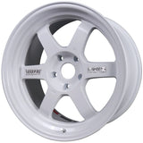 Volk Racing TE37V 10th Anniversary / 18X10.5 / +15 / 5X114.3 - Dash White *Set of 4*