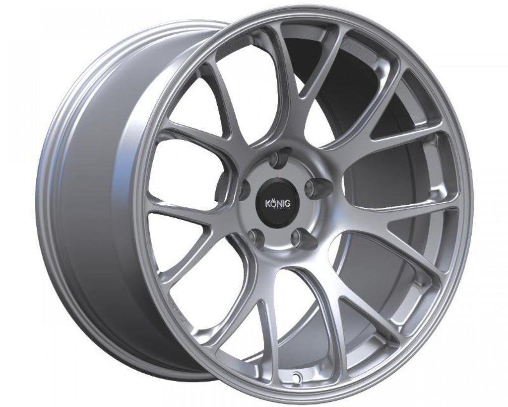 Konig F1M Wheel 17x9 4x100 45 Ash Silver