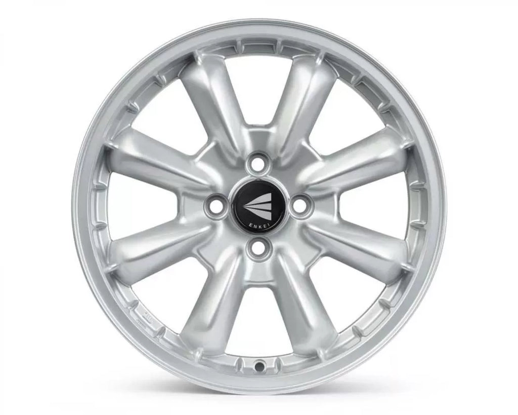 Enkei Compe Wheel 15x7 4x100 +38mm Silver Paint