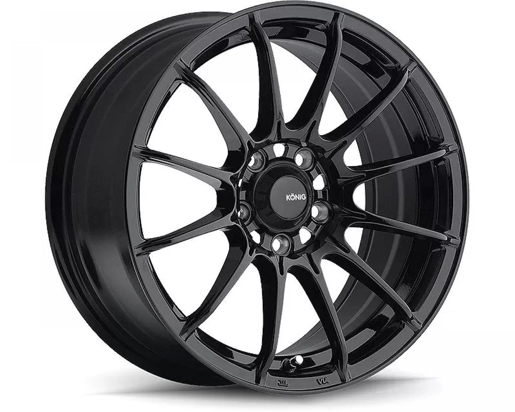 Konig Dial Wheel 15x8 4X100 Et25 Gloss Black