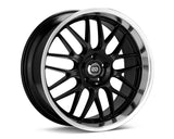 Enkei LUSSO Wheel Performance Series Black w/ Machined Lip 18x8 5x114.3 40mm