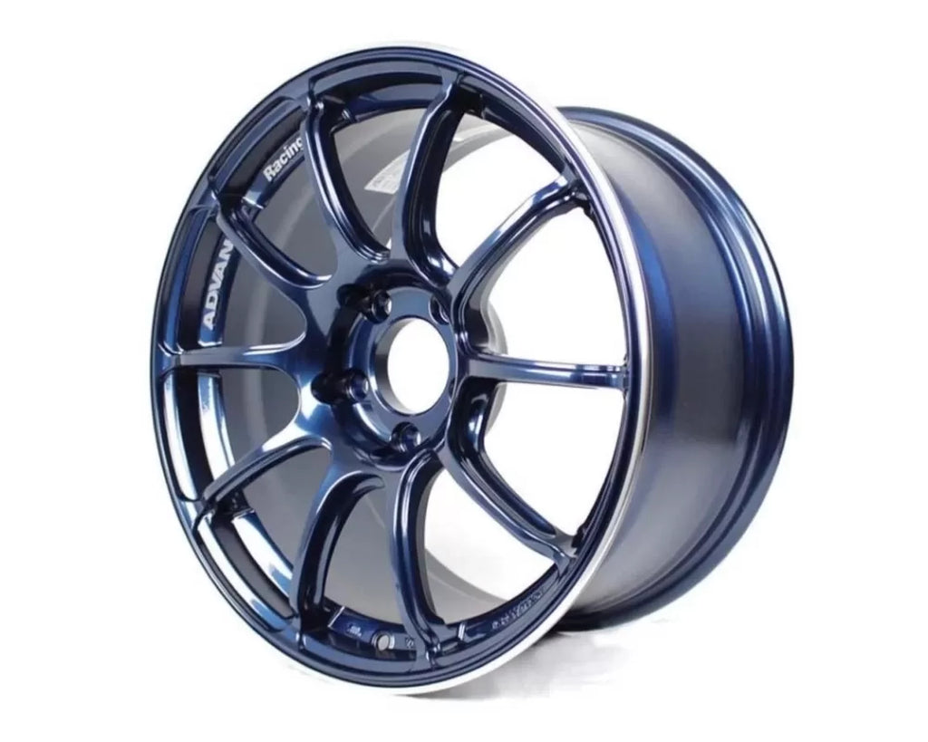 Advan RZII Wheel 16x7 4x100 41mm Racing Indigo Blue & Ring