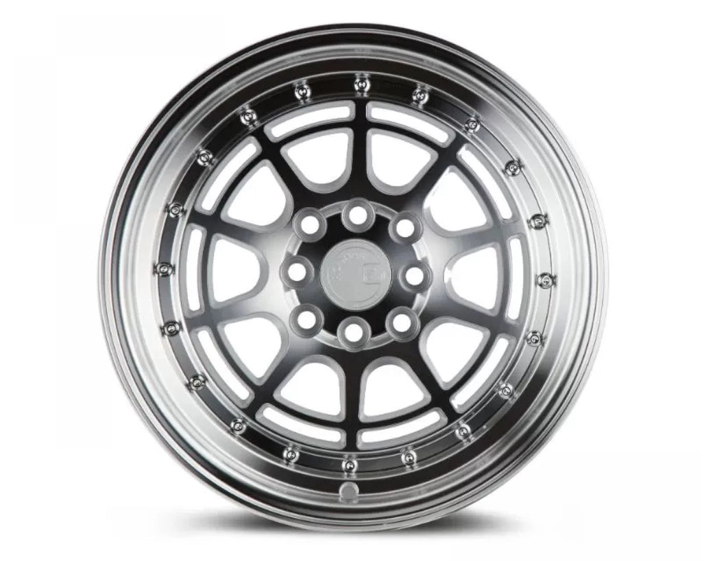 AodHan Wheels AH04 Wheel 15x8 4x100/114.3 20 Silver Machined Face And Lip