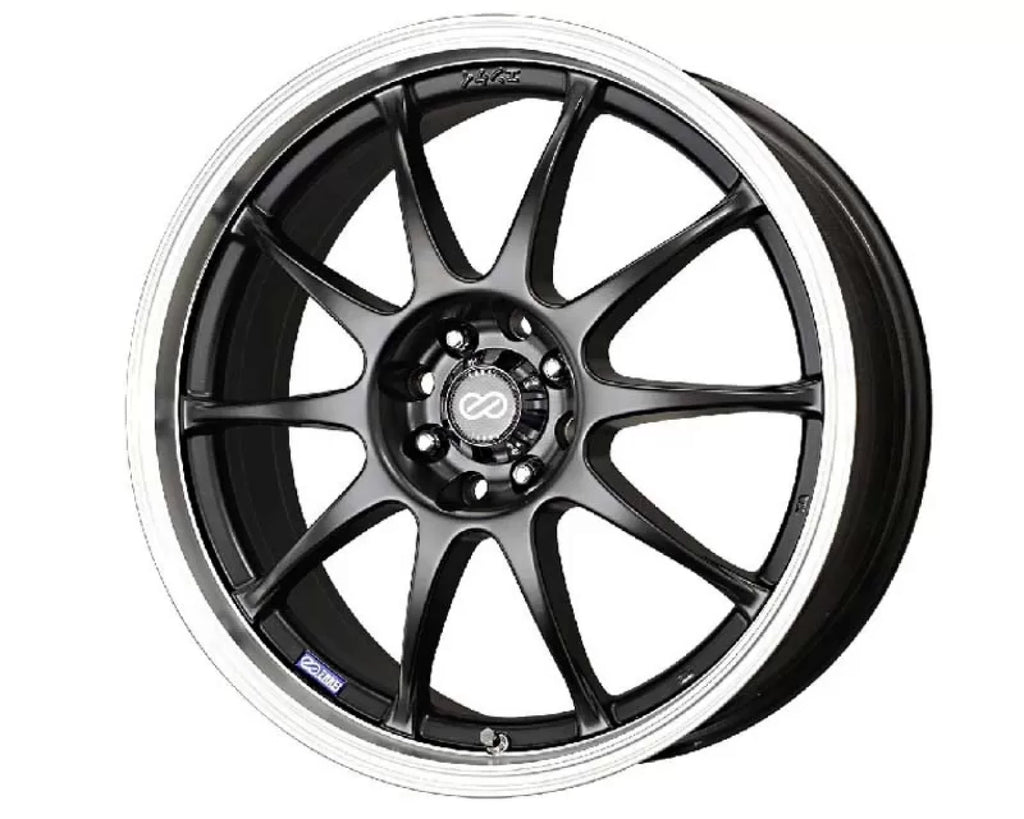 Enkei J10 Silver with Machined Lip Wheel 17x7 4x100