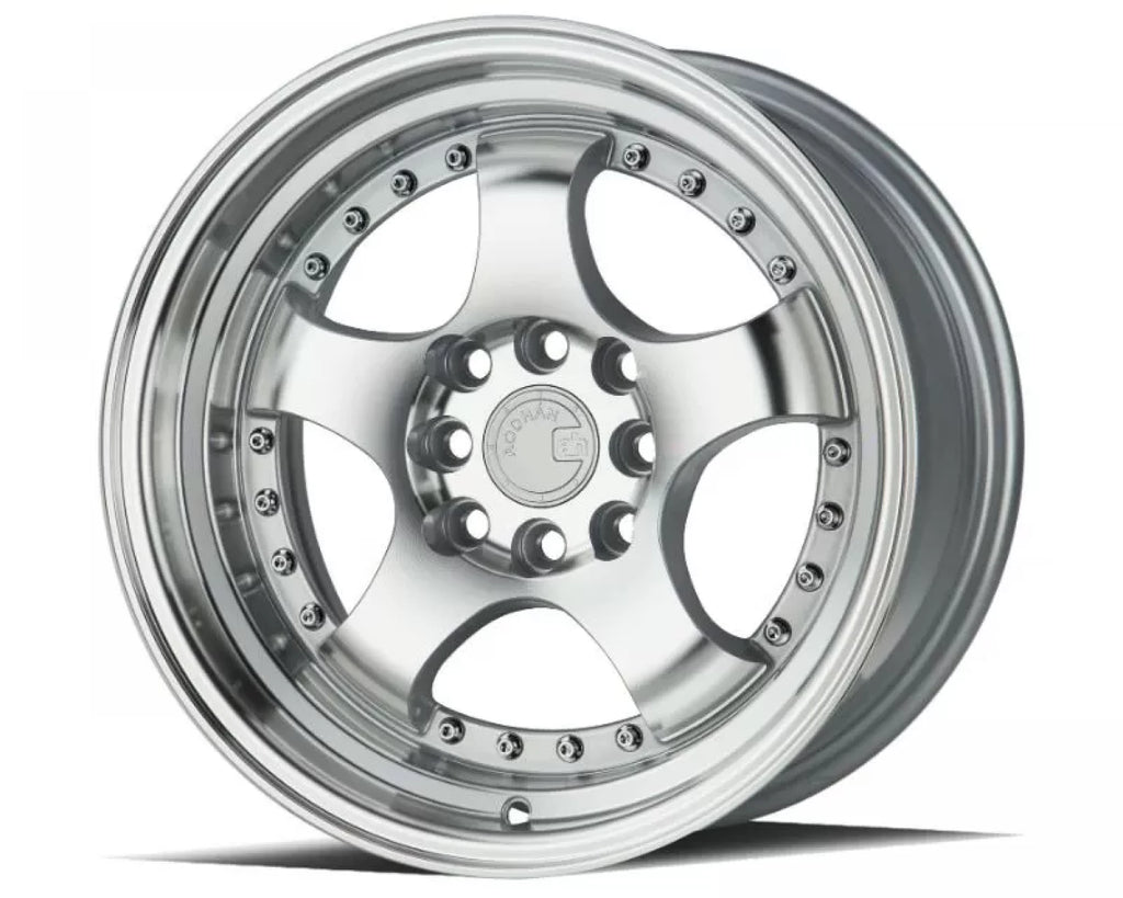 AodHan Wheels AH03 Wheel 16x8 4x100/114.3 15 Silver Machined Face And Lip