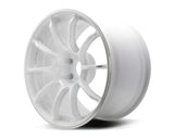 Advan RSIII Wheel 18x10.5 5x114.3 15mm Racing White Metallic & Ring