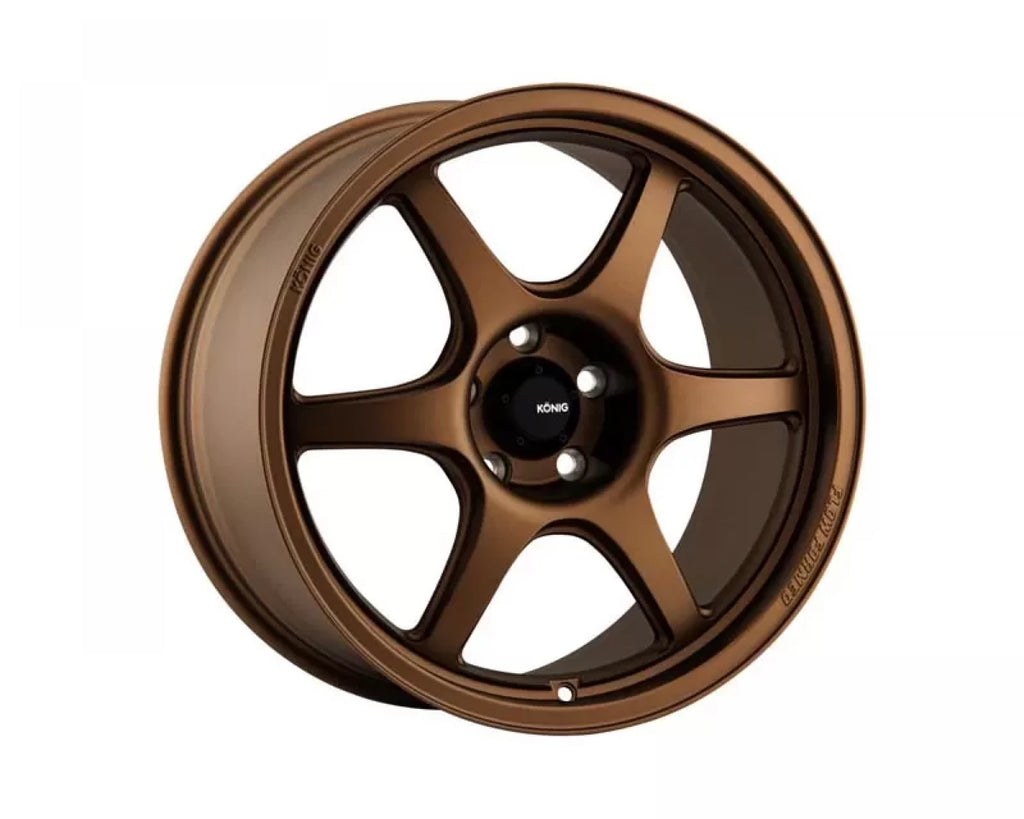 Konig Hexaform Wheel 15x8 4x100 25 Matte Bronze