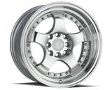 AodHan Wheels AH03 Wheel 15x8 4x100/114.3 20 Silver Machined Face And Lip