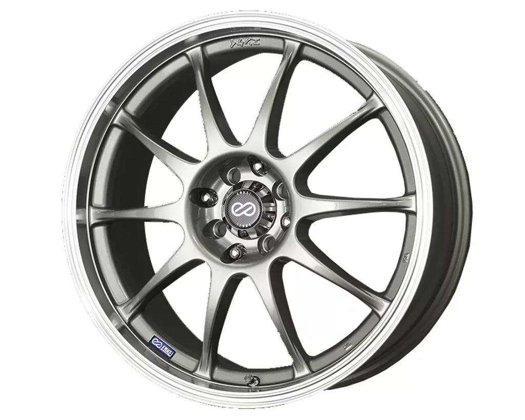 Enkei J10 Silver with Machined Lip Wheel 16x7 4x100