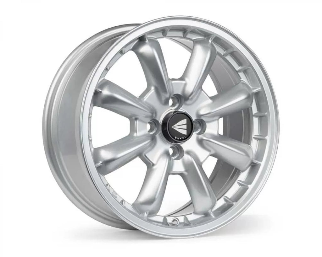 Enkei Compe Wheel 15x7 4x100 +38mm Silver Paint