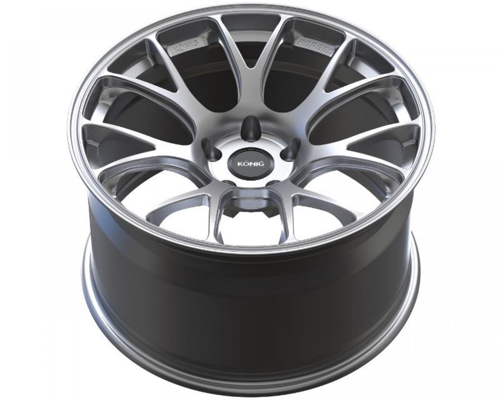 Konig F1M Wheel 17x9 4x100 45 Ash Silver