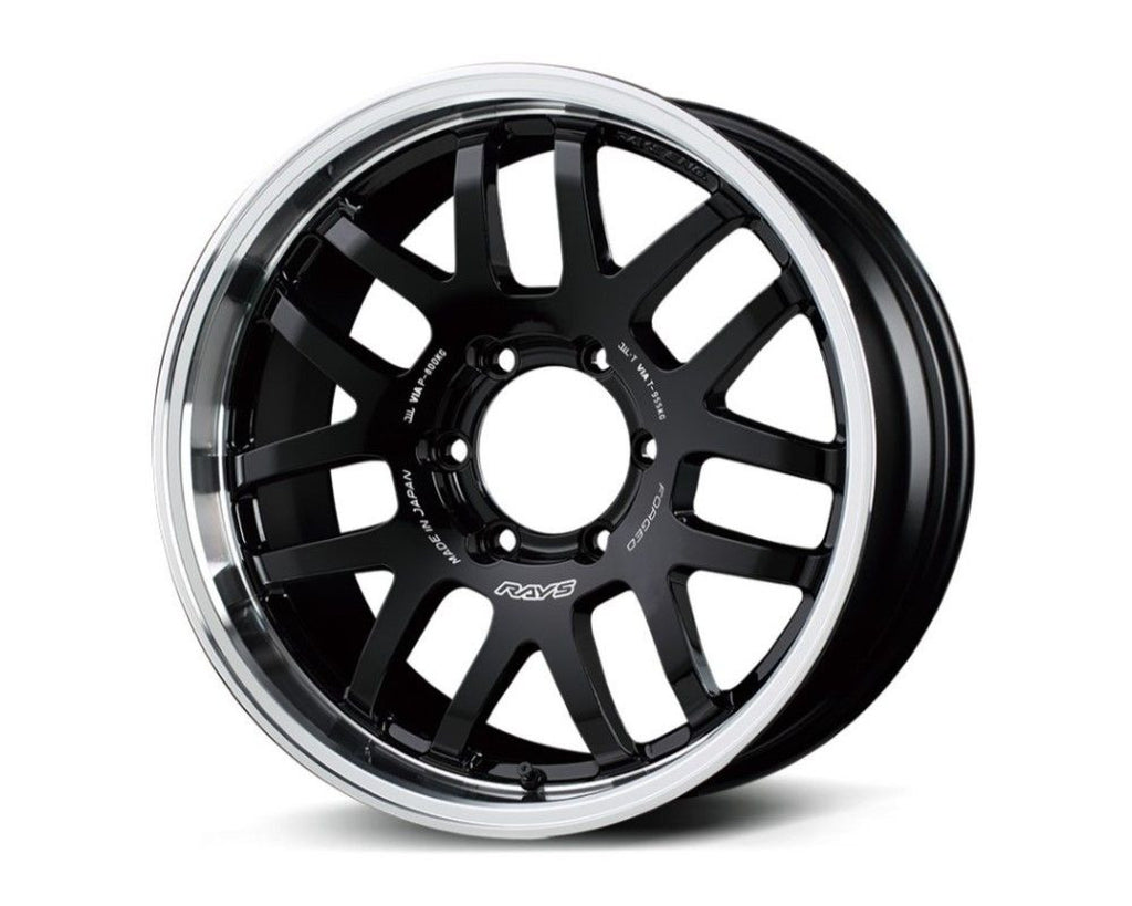 Rays 07X Wheel 18x9 6x139.7 -20mm Black/Rim DC